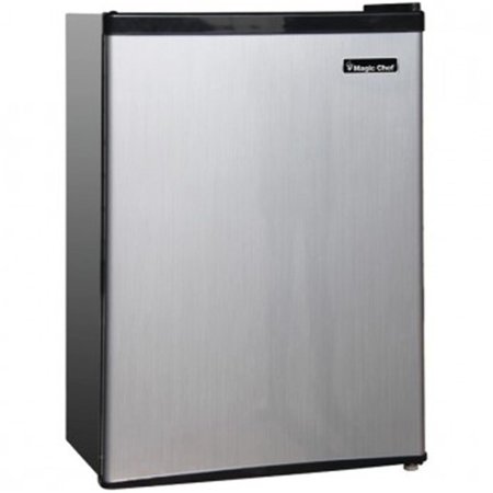 MAGIC CHEF Magic Chef MCPMCBR440S2 4.4 Cubic-ft. Refrigerator - Stainless look MCPMCBR440S2